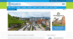 Desktop Screenshot of nmcth.edu